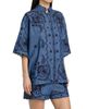 Zimmermann Women's Aster Embroidered Denim Shirt - 4