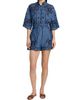Zimmermann Women's Aster Embroidered Denim Shorts - 2