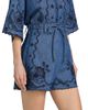 Zimmermann Women's Aster Embroidered Denim Shorts - 4
