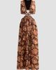 Zimmermann Women's Aster Floral Cut Out Midi Dress - 1