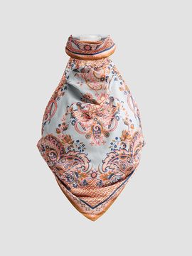 Zimmermann Women's Aster Silk Scarf Top