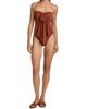 Zimmermann Women's Awaken Draped Bow One-Piece Swimsuit - 2