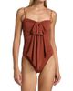 Zimmermann Women's Awaken Draped Bow One-Piece Swimsuit - 5