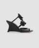 Zimmermann Women's Belara 85MM Floral Leather Wedge Sandals - 1