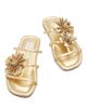 Zimmermann Women's Belara Floral-Appliqué Leather Sandals - 4