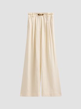 Zimmermann Women's Belted Wide Leg Pants