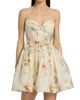Zimmermann Women's Carousel Floral Linen-Silk Corset Minidress - 3