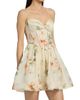 Zimmermann Women's Carousel Floral Linen-Silk Corset Minidress - 4