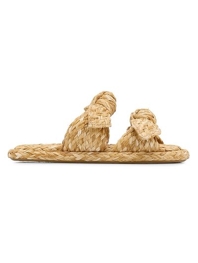 Zimmermann Women's Carousel Raffia Slip-On Sandals