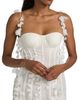Zimmermann Women's Dawning Petal Linen-Silk Midi-Dress - 6