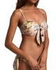 Zimmermann Women's Daylight Floral Patchwork Tie Bikini Top - 6