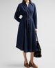 Zimmermann Women's Denim Belted Midi Shirtdress - 4