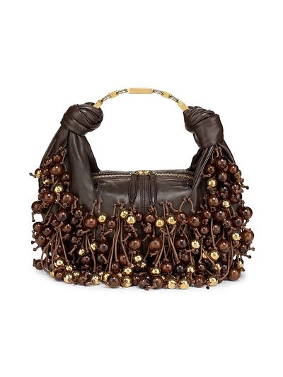 Zimmermann Women's Foam Beaded Leather Top Handle Bag