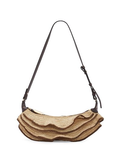 Zimmermann Women's Goldentime Ruffle Shoulder Bag