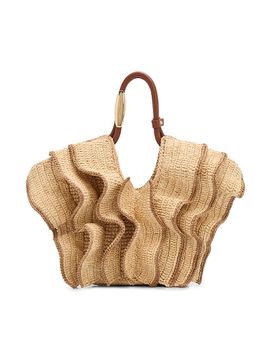 Zimmermann Women's Goldentime Small Ruffle Tote Bag