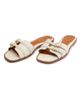 Zimmermann Women's Goldie Buckle-Detail Leather Slide Sandals - 2
