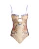 Zimmermann Women's Indra Bamboo-Trim One-Piece Swimsuit - 1