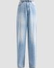Zimmermann Women's Indra Belted Relaxed-Fit Flare Jeans - 8