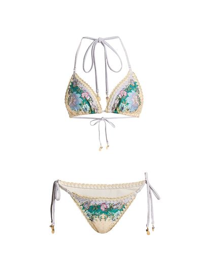 Zimmermann Women's Indra Crochet Detail Bikini