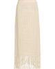 Zimmermann Women's Indra Crochet Fringe Cotton Midi-Skirt - 1