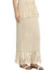 Zimmermann Women's Indra Crochet Fringe Cotton Midi-Skirt - 4