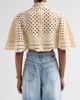 Zimmermann Women's Indra Embroidered Cape - 3
