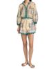 Zimmermann Women's Indra Peacock Cotton-Silk Billow Blouse - 2