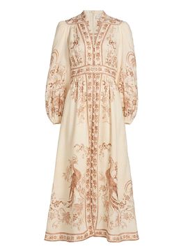 Zimmermann - Women's Natura Linen-Silk Strapless Minidress