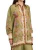 Zimmermann Women's Indra Printed Silk Relaxed Button-Front Shirt - 4
