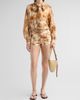Zimmermann Women's Indra Printed Tieneck Blouse - 2