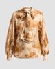 Zimmermann Women's Indra Printed Tieneck Blouse - 6