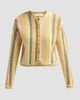 Zimmermann Women's Indra Striped Crochet Cotton Cardigan - 6