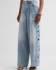 Zimmermann Women's Kindred Spirit Alchemy Appliqué Relaxed Flare Jeans - 4