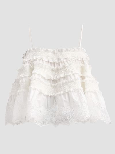 Zimmermann Women's Kindred SpiritAlchemy Shirred Bandeau Top