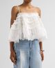 Zimmermann Women's Kindred SpiritAlchemy Shirred Bandeau Top - 4