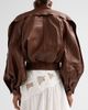 Zimmermann Women's Kindred SpiritLuna Leather Bomber Jacket - 3