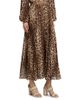 Zimmermann Women's Leopard Sunray Pleated Maxi Skirt - 4