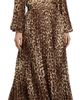 Zimmermann Women's Leopard Sunray Pleated Maxi Skirt - 6