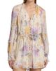 Zimmermann Women's Luna Floral Ruffle Playsuit - 3