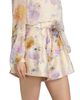 Zimmermann Women's Luna Floral Silk-Cotton Tuck Shorts - 4