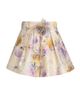 Zimmermann Women's Luna Floral Silk-Cotton Tuck Shorts - 7