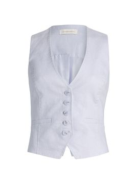 Zimmermann Women's Luna Linen Vest