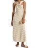 Zimmermann Women's Luna Metallic Stripe A-Line Midi-Dress - 2