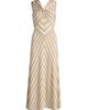 Zimmermann Women's Luna Metallic Stripe A-Line Midi-Dress - 8