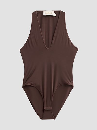 Zimmermann Women's Luna Plunge Bodysuit