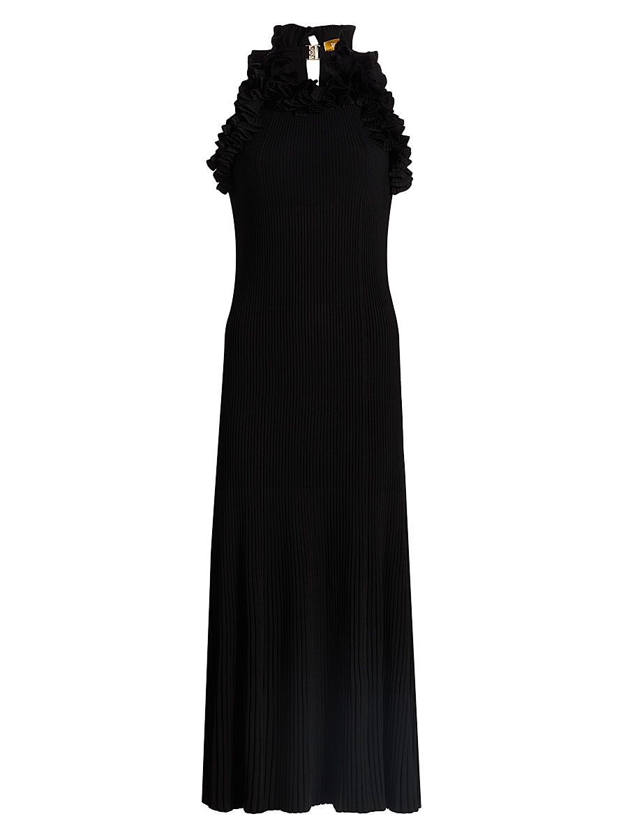 luna ribbed knit midi dress Zimmermann Chic Strapless Bubble Skirt