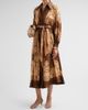 Zimmermann Women's Luna Silk Midi Shirtdress - 4