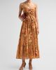 Zimmermann Women's Mahon Floral Tie-Front Midi Dress - 2