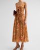Zimmermann Women's Mahon Floral Tie-Front Midi Dress - 3