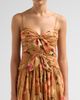 Zimmermann Women's Mahon Floral Tie-Front Midi Dress - 5